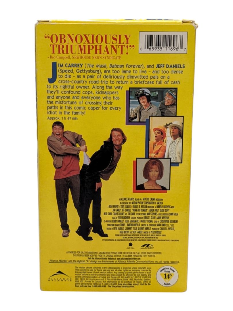 Dumb and Dumber 1995 VHS