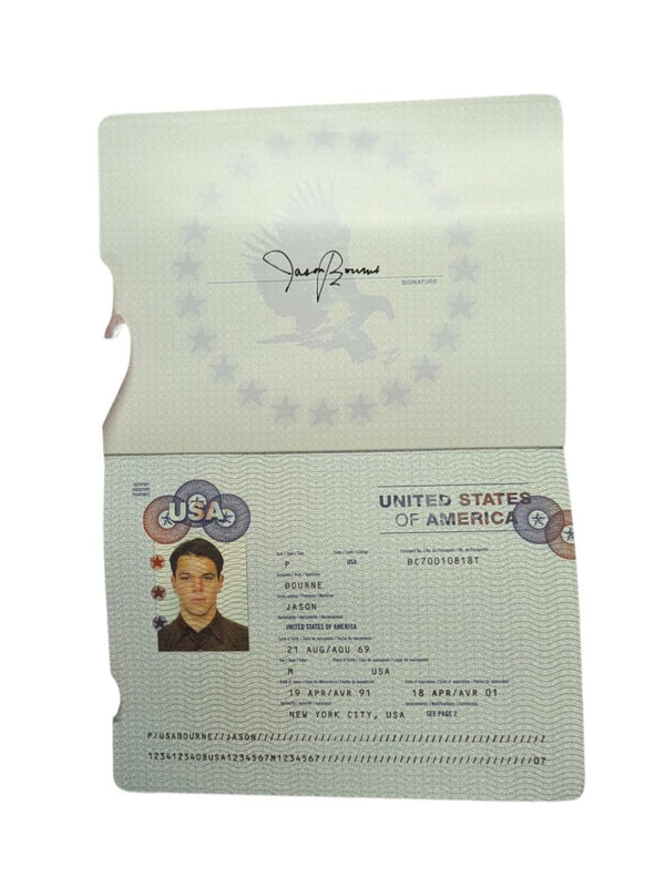 The Jason Bourne Collection 3 DVDs & Passport