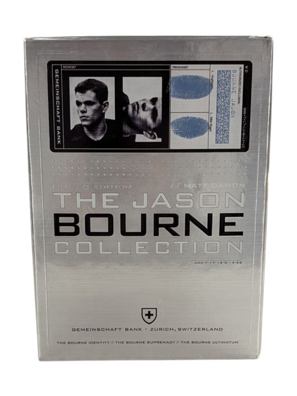 The Jason Bourne Collection 3 DVDs & Passport
