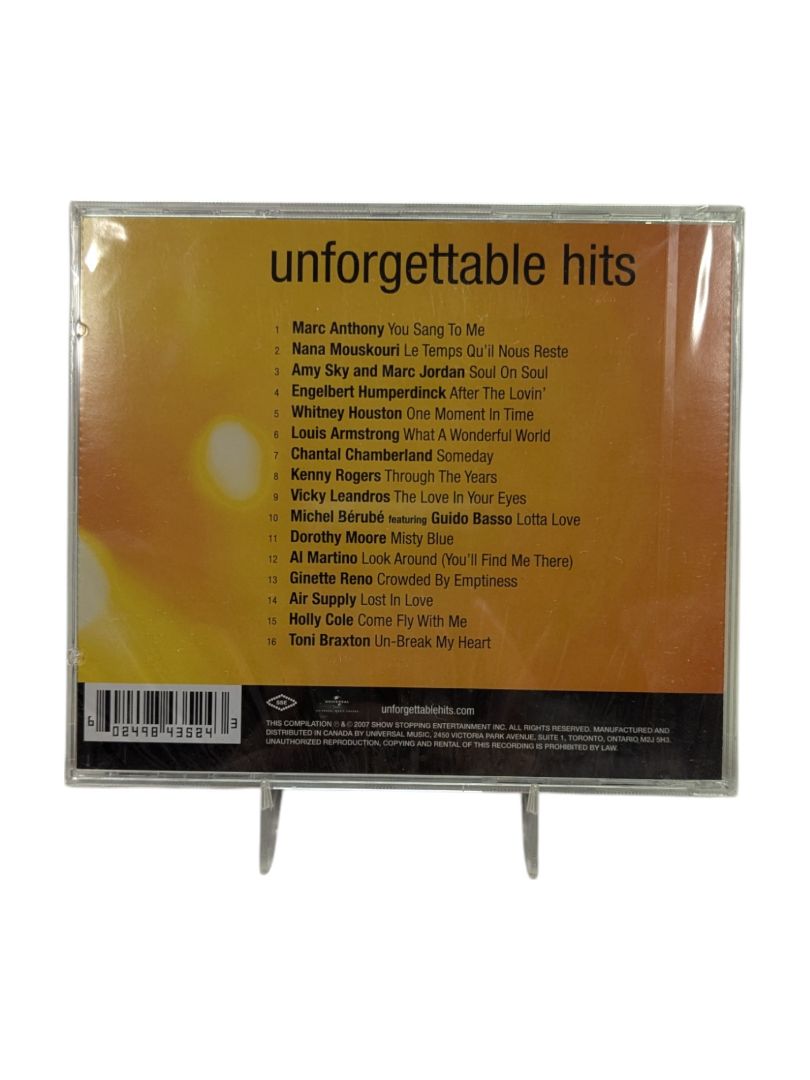 Unforgettable Hits Sealed CD