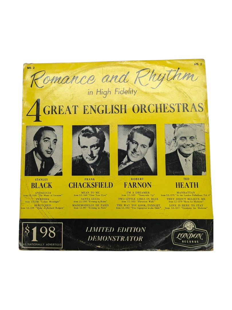 Romance and Rhythm in High Fidelity (4 Orchestras) Record