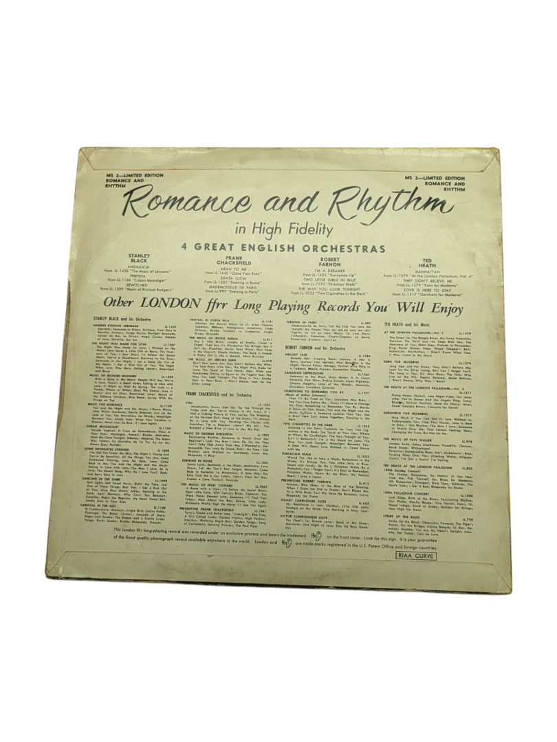 Romance and Rhythm in High Fidelity (4 Orchestras) Record