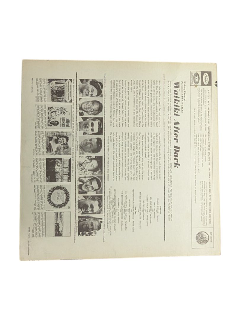 Waikiki After Dark Hawaii Calls LP