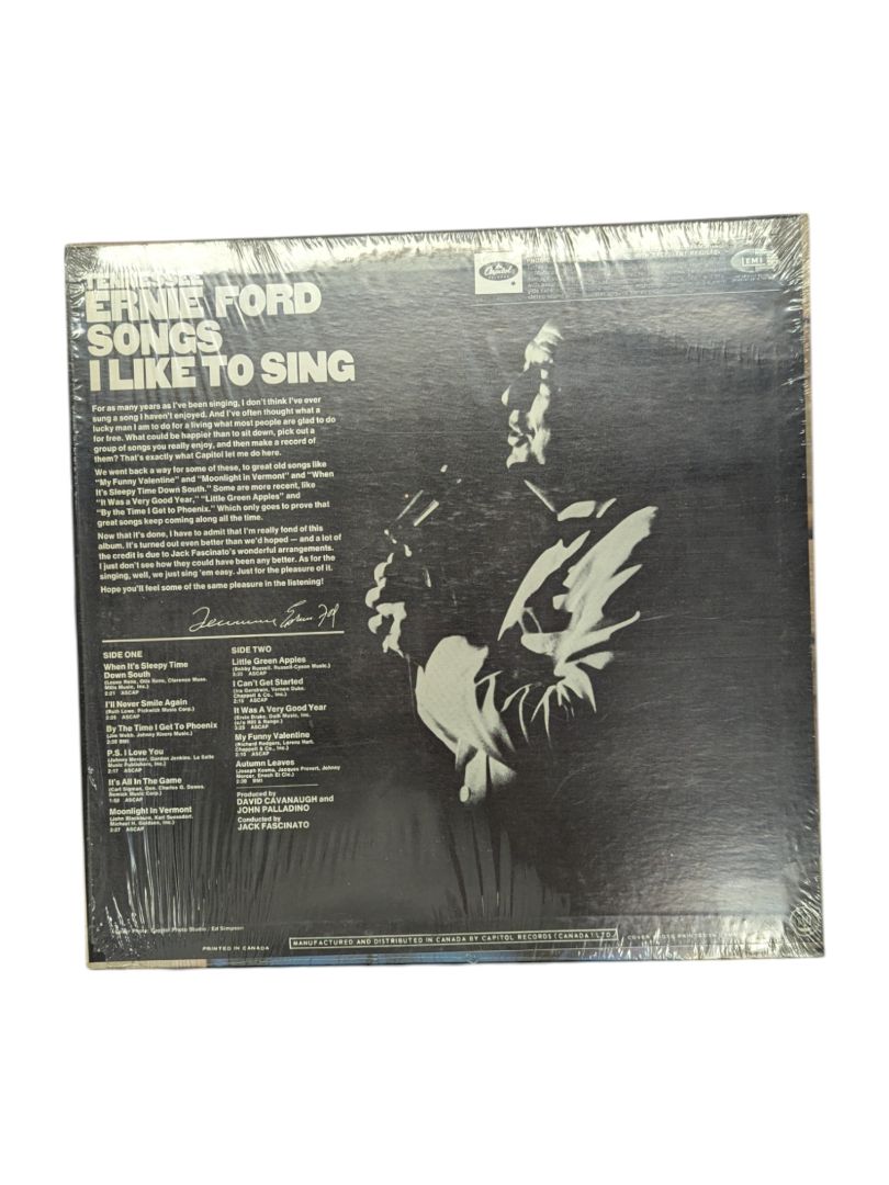 Ernie Fords: Songs I Like to Sing LP