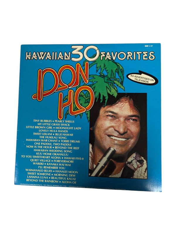 Don Ho: Hawaiian 30 Favorites LP
