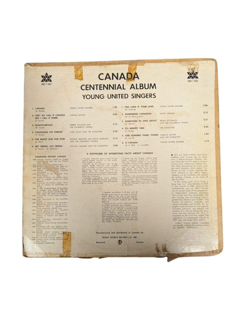 Canada Centennial Album LP