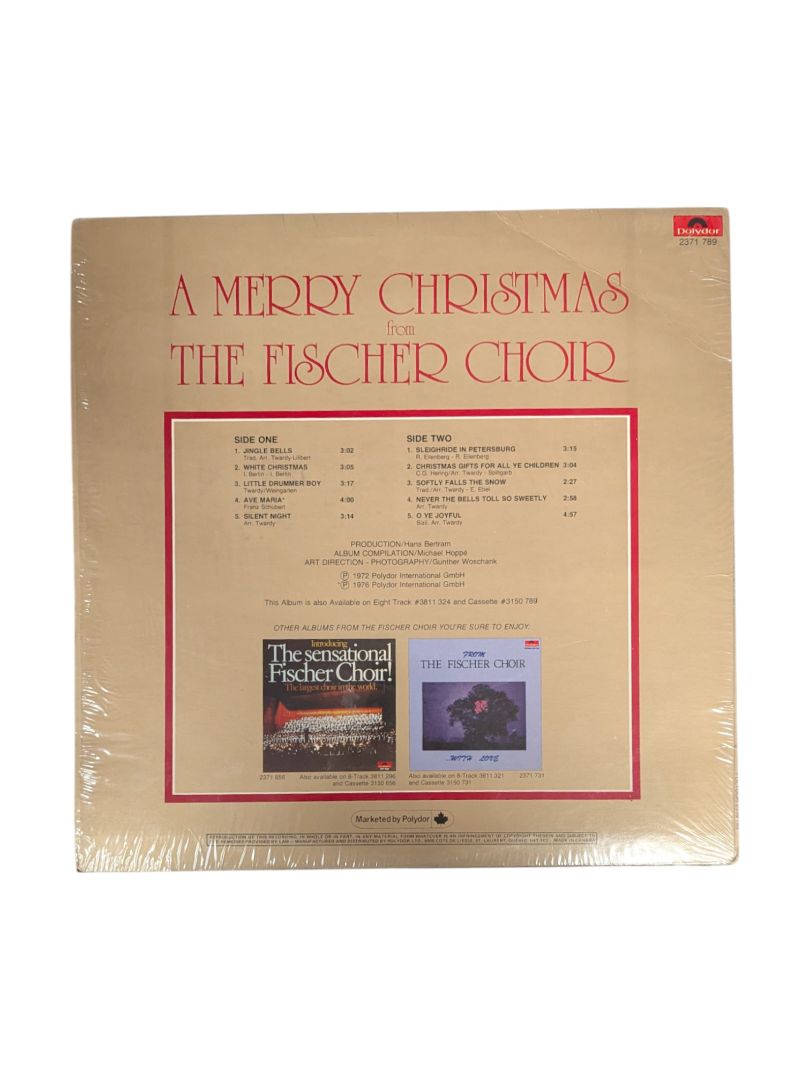 A Merry Chirstmas The Fischer Choir LP