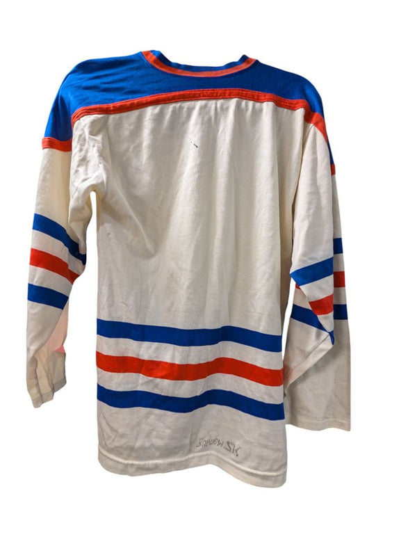 Vintage 80's Sandow Edmonton Oilers Hockey Jersey Small