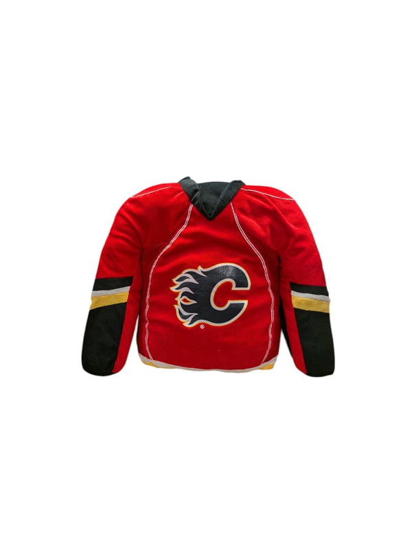 Calgary Flames Hockey Jersey-shaped Plush Pillow
