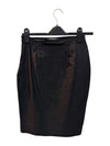 Black Skirt with Folded Pattern Frank Lyman Size 2