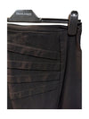 Black Skirt with Folded Pattern Frank Lyman Size 2