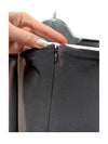 Black Stretchy Skirt with Buttons Frank Lyman Size 4