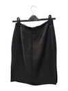Black Short Skirt with Golden Chain Pariscope Size 6