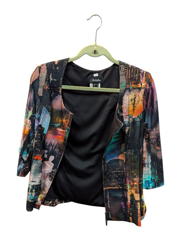 Cityview Graphic Zip-up Jacket Nueva Size 4