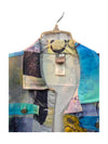 Abstract Colourful Denim Jacket Dolcezza