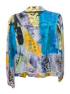 Abstract Colourful Denim Jacket Dolcezza
