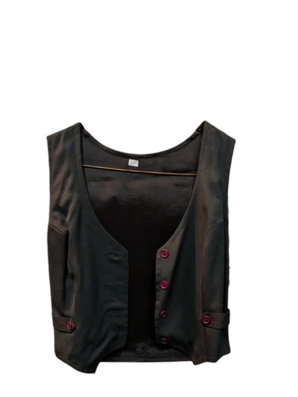 Black Blazer Vest
