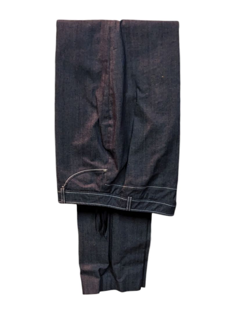 Grey Demin w/ White Lining Blazer and Trouser (set of 2) Laura Size 6
