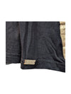 Golden Black Long-Sleeves Cartise Size M