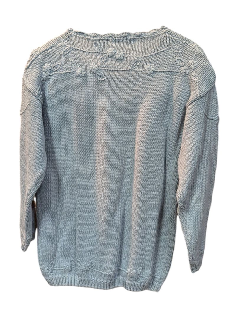 Grey Crochet Sweater Hunters Run Size M