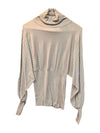 Beige Turtlenek Sweater Ravel Size S