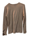 Brown Knitted Shirt With Wool Flower Chagall Size S