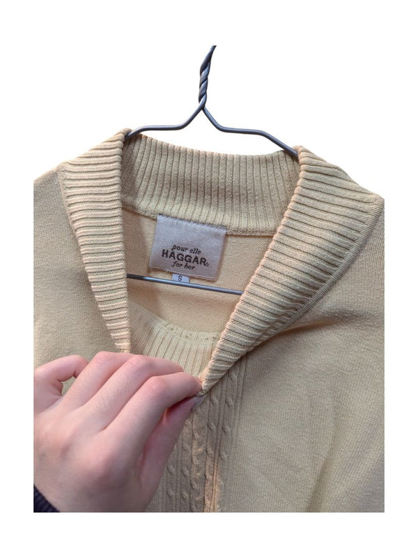 Cream Colour Sweater Haggar Size S