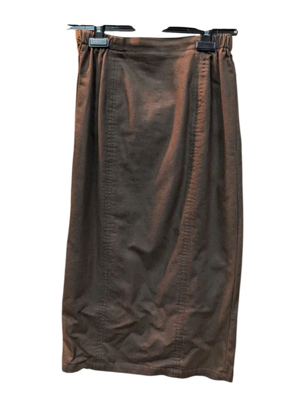 Brown Strechable Waist Long Skirt Judy Joannou