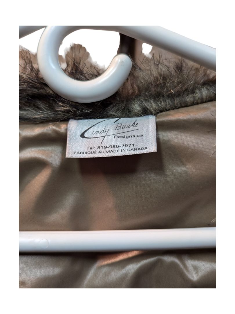Faux Fur Cropped Jacket Cindy Bruke Designer