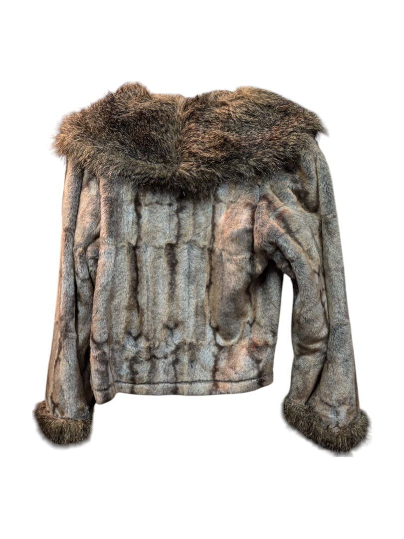 Faux Fur Cropped Jacket Cindy Bruke Designer