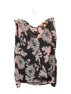 Pink Dandelion Black Skirt Judy Joannou Size S