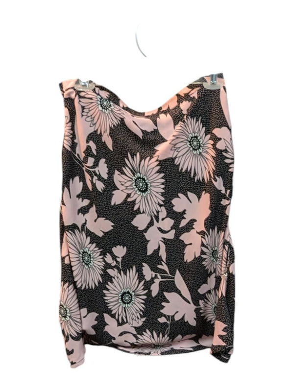 Pink Dandelion Black Skirt Judy Joannou Size S