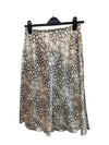 Black Circle Pattern Beige Skirt Judy Joannou Size XS