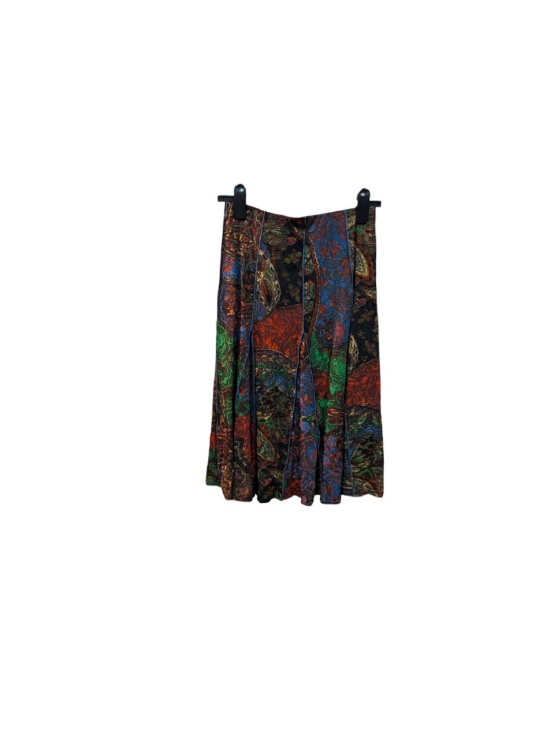 African Pattern Skirt Linea Domani Size S