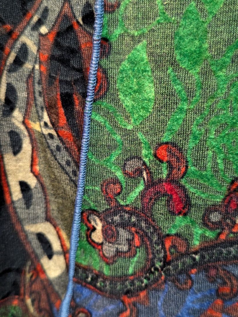 African Pattern Skirt Linea Domani Size S
