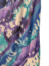 Blue Purple Tie Dyed Skirt Stretchable Wasit Judy Joannou Size XS