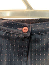 Pink Dotted Navy Blue Skirt