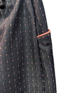 Pink Dotted Navy Blue Skirt