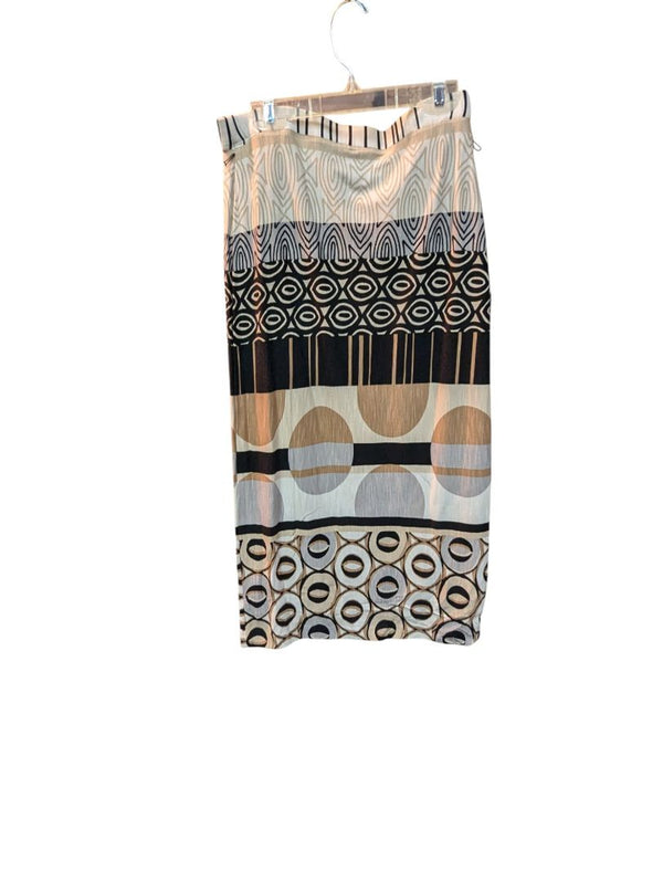 Geometric Pattern Long Skirt Nueva Size 4