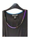 Black Dress w/ Purple Lining Frank Lyman Size 4