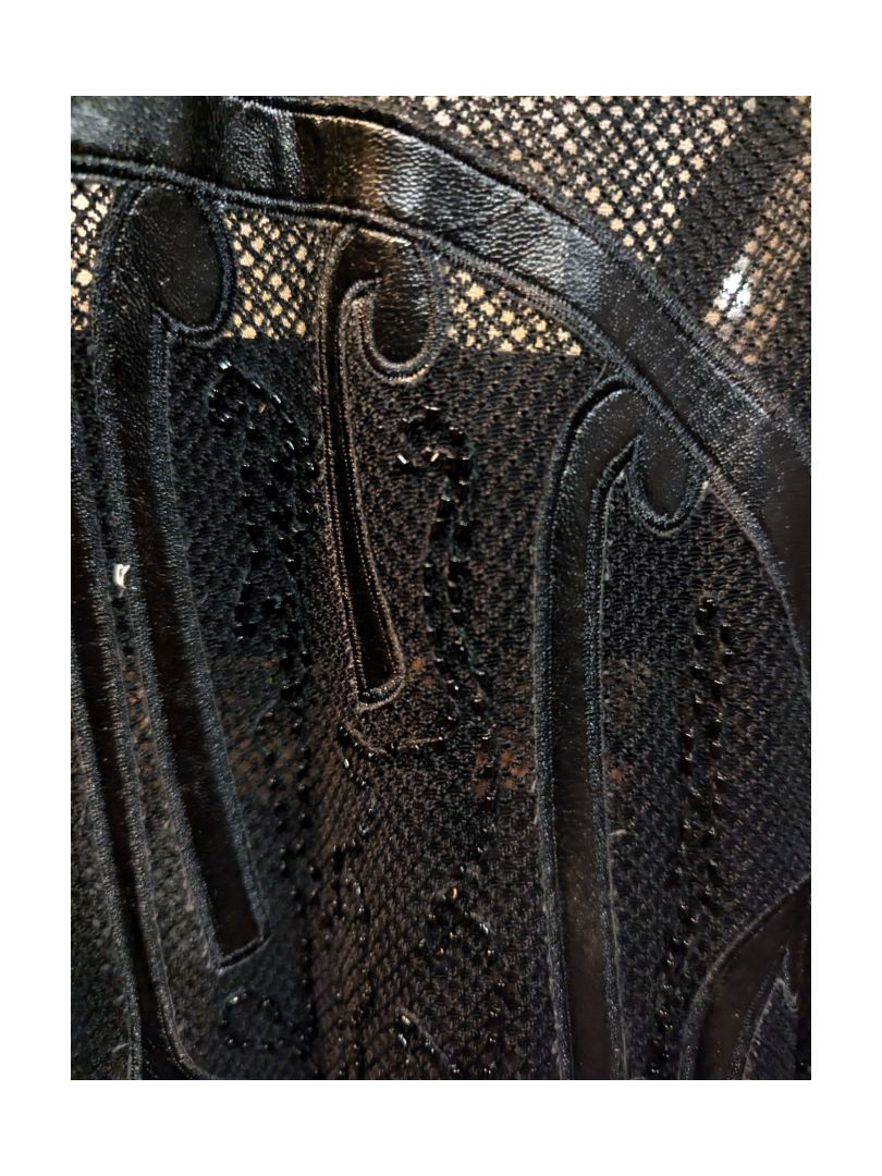 Black Cutout Jacket Frank Lyman Size S