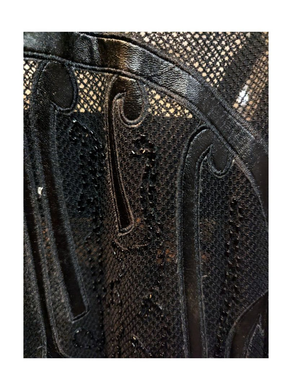 Black Cutout Jacket Frank Lyman Size S