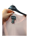 Pink Soft Knit Flutter Sleeve Blouse Frank Lyman Size 6