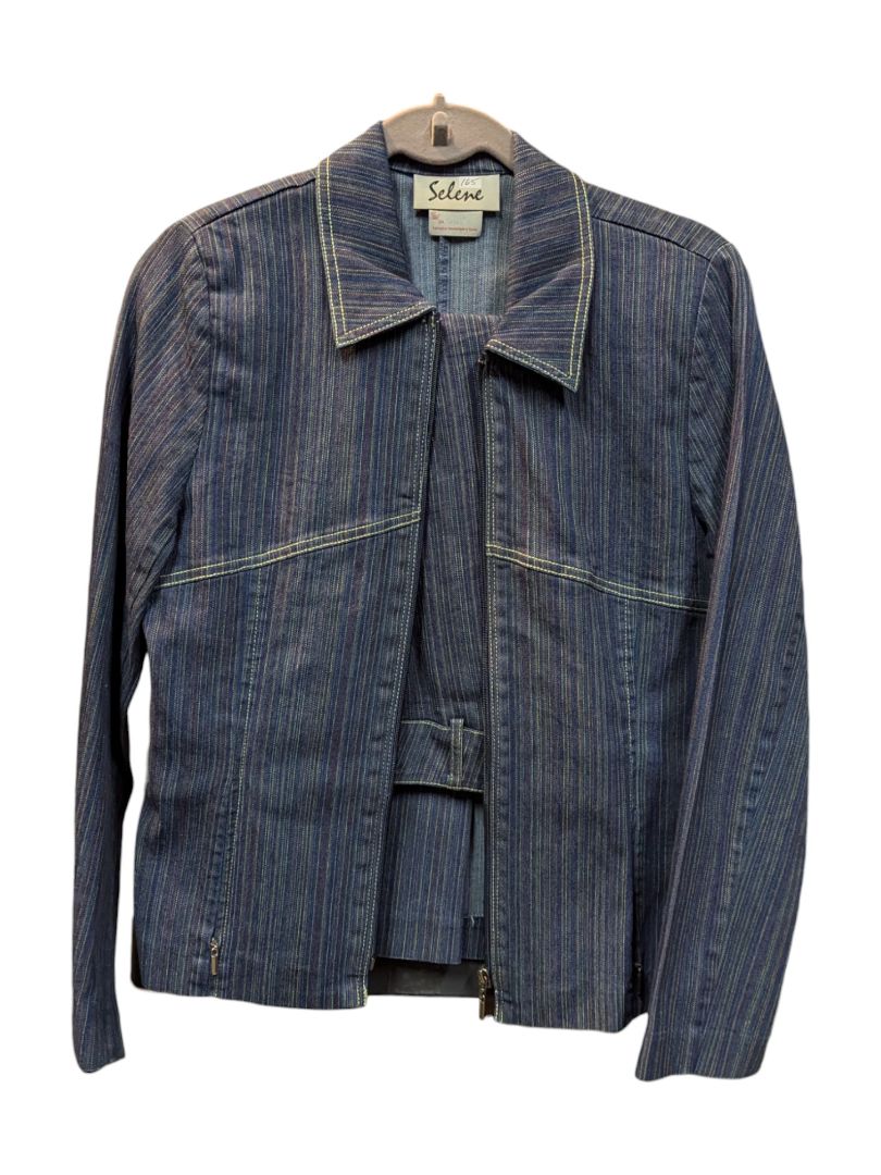 Denim Zip-Up Jacket with Pants (set of 2) Selena