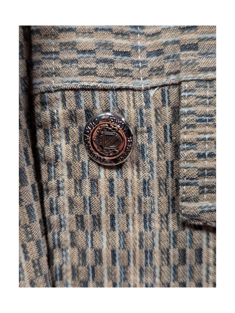 Flannel Brown Jacket w/ Pants (set of 2) Glensport Size 8