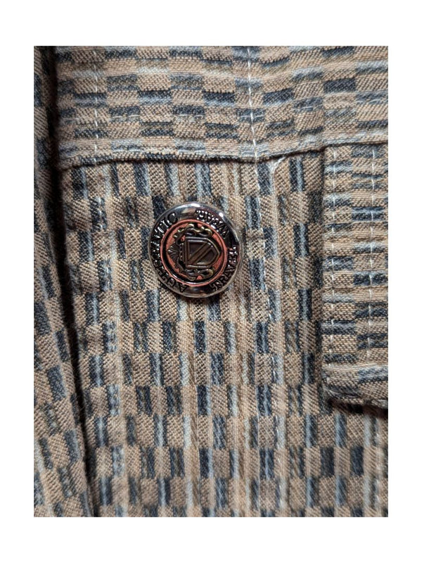 Flannel Brown Jacket w/ Pants (set of 2) Glensport Size 8
