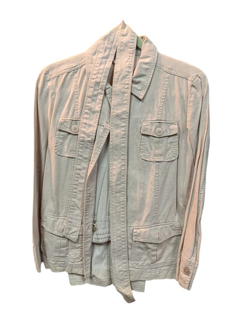 Cream Denim Coat w/ Pants (Set of 2) Denver Hayes Size S