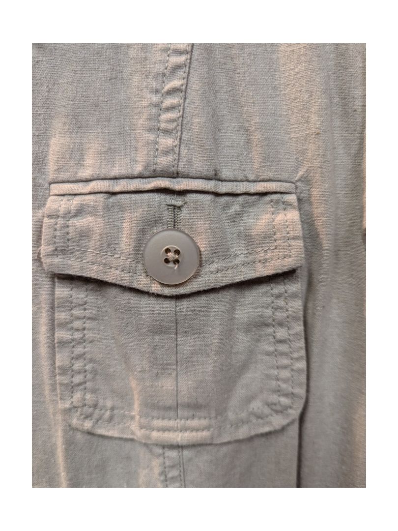 Cream Denim Coat w/ Pants (Set of 2) Denver Hayes Size S