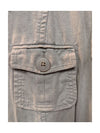Cream Denim Coat w/ Pants (Set of 2) Denver Hayes Size S