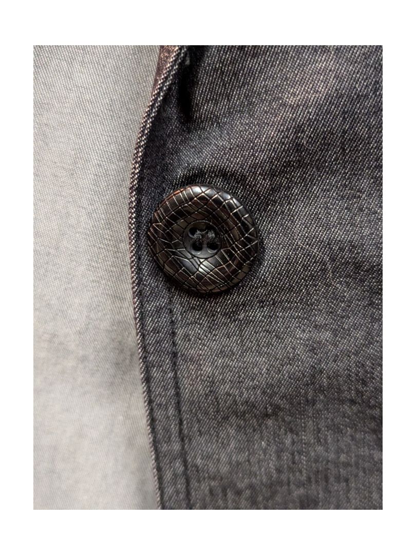 Grey Button Up Blazer Mikane Size 6